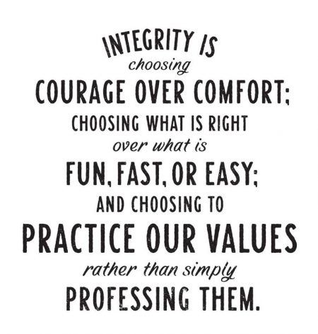 Going Rogue: Living with Integrity